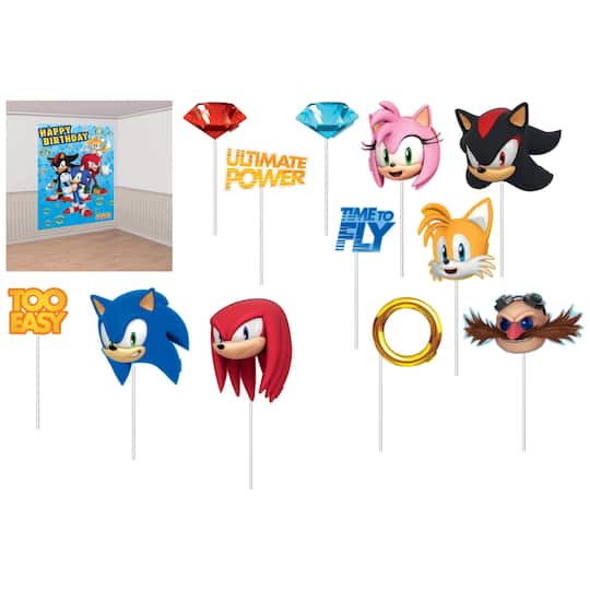 Sonic Backdrop Kit with Props